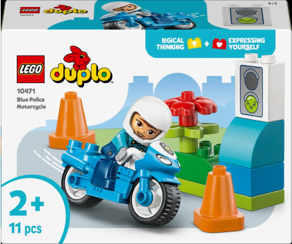 Klocki LEGO® LEGO DUPLO 10471 Niebieski motocykl policyjny